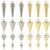 24Pcs 8 Styles 304 Stainless Steel Pendants STAS-FS0002-25B-1