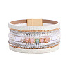 Bohemian Style PU Leather Multi-strand Bracelets for Women Girl WGB5DF7-01-1