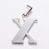 Tarnish Resistant 304 Stainless Steel Pendants STAS-F106-95P-X-2