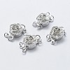 925 Sterling Silver Box Clasps STER-F037-010P-1