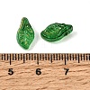 Baking Paint and Golden Metal Enlaced Glass Pendants GL-CBA1477-07A-3