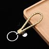 PU Leather Knitting Keychains KEYC-PW0002-002A-20-1