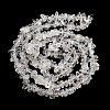 Transparent Crackle Glass Beads Strands GLAA-U004-01J-2