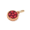 Spray Painted Brass Charms KK-CBAEB58-01A-2