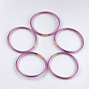 PVC Plastic Buddhist Bangle Sets BJEW-T008-09L-2