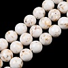 Synthetic Turquoise and Sea Shell Assembled Graduated Beads Strands GG-CBA2AE1-A07-3
