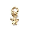 Brass Charms KK-H493-01G-09-1