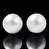 Painted Natural Wood Beads WOOD-S057-071N-2