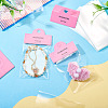 100Pcs Rectangle Clear Polypropylene Cellophane Bags CDIS-TA0001-40A-7