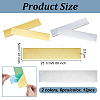 12Pcs 2 Colors Aluminum Brooch Findings AJEW-OC0013-37-2