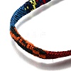 Adjustable Bohemian Style Cotton & Linen Cord Braided Bracelets for Friendship OB0004-24-3