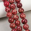 Dyed Natura Imperial Jasper Beads Strands GG-CBAF9E5-A01-14mm-D-1