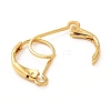 Brass Leverback Earring Findings LS-X-KK-F828-03G-2