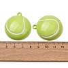 Baking Paint Alloy Pendants AL-CBAFE77-02A-06-3