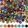 160Pcs 8 Colors Transparent Glass Beads GLAA-SC0003-52-1