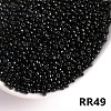 Opaque 6/0 Glass Seed Beads SEED-I013-4mm-RR49-1