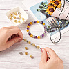 Craftdady 30 Pcs 2 Colors Brass Beads RB-CD0001-02-6