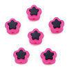 Plating Opaque Acrylic Beads OACR-N136-01I-3
