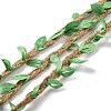 DIY Wreath Foliage Green Leaves Ribbon Decorative OCOR-M007-01D-4