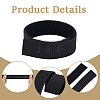100Pcs Nylon with Polyester Elastic Hook and Loop Straps DIY-CN0004-65-6