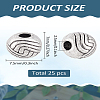 25Pcs Tibetan Style Alloy Spacer Beads FIND-LP0001-49-2
