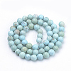 Synthetic Turquoise Beads Strands G-Q953-03-8mm-2