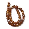 Dyed & Heated Natural Fire Crackle Agate Beads Strands G-NH0067-A02-2