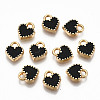 Alloy Enamel Charms ENAM-S126-015D-RS-1