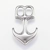 Non-Tarnish 304 Stainless Steel Leather Cord Clasps LS-STAS-P124-09P-1