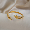 Vintage 304 Stainless Steel  Open Cuff Bangles for Women TR0349-1