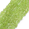 Natural Peridot Beads Strands G-P406-11-1