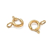 Ion Plating(IP) 304 Stainless Steel Smooth Surface Spring Ring Clasps STAS-D149-01G-01-2