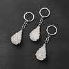 Natural Quartz Crystal Keychain G-G997-D08-1