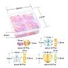 125Pcs 4 Style Transparent Acrylic Beads MACR-YW0001-60-3