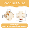 50Pcs Brass Spacer Beads KK-HS0015-27-2