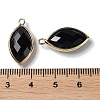 Natural Obsidian Pendants G-B009-01G-W-3