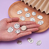 70Pcs 7 Style Tibetan Style Alloy Links Connectors TIBE-FW0001-02-5