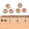 Brass Rhinestone Spacer Beads X-RB-A014-L6mm-01RG-NF-2