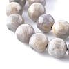 Natural Labradorite Beads Strands G-G212-8mm-23-12