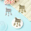 3Pcs 3 Colors Knitting Zinc Alloy Lapel Pins for Backpack Clothes JEWB-CJ0003-56-5