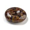 Synthetic Gold Clinquant Stone Pendants G-P549-03B-2