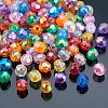  1080Pcs 12 Style Transparent Acrylic Beads PACR-TA0001-11-14