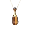 Natural Tiger Eye Perfume Bottle Pendant Necklace PW-WG2A891-31-1