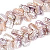 Natural Baroque Keshi Pearl Beads Strands PEAR-S022-04C-2