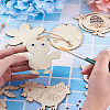 Wooden Cutouts Ornaments WOOD-TA0002-39-25