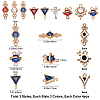 Golden Tone Brass Links Connectors GLAA-SC0001-26-2