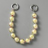 Beads in Beads Style Faceted Acrylic Chain Bag Straps PURS-WH0001-51A-1