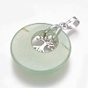 Natural Green Aventurine Pendants G-F573-C17-4