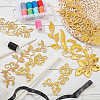 4 Style Polyester Computerized Embroidery Sew on Cloth Patches PATC-NB0001-01-4