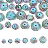 30Pcs 3 Styles Handmade Gold Sand Lampwork Bead LAMP-YW0001-35-1